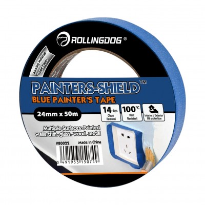 Малярна стрічка Rollingdog PAINTERS-SHIELD 24мм x 50м (80022)